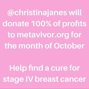 100% of profits to breast cancer research